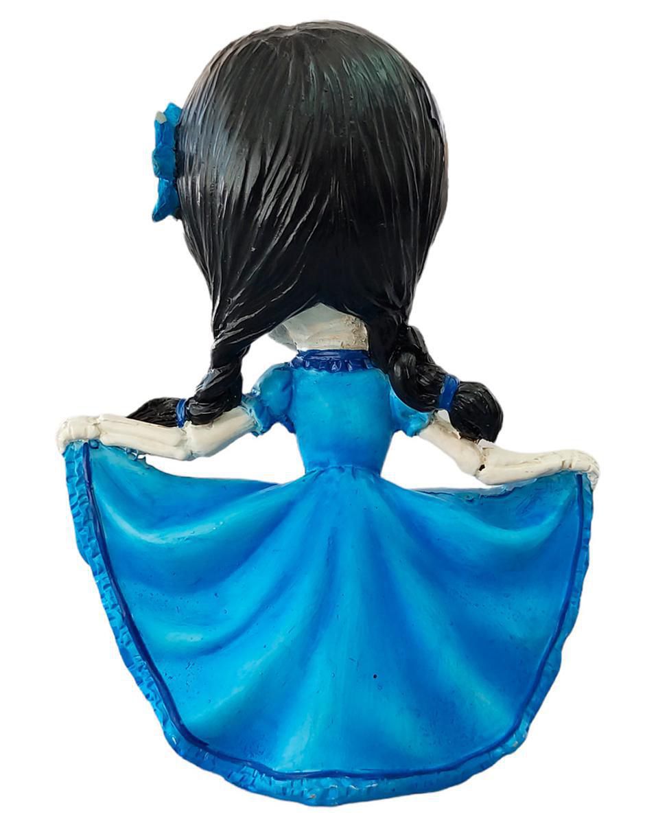 Figura decorativa con forma de calavera