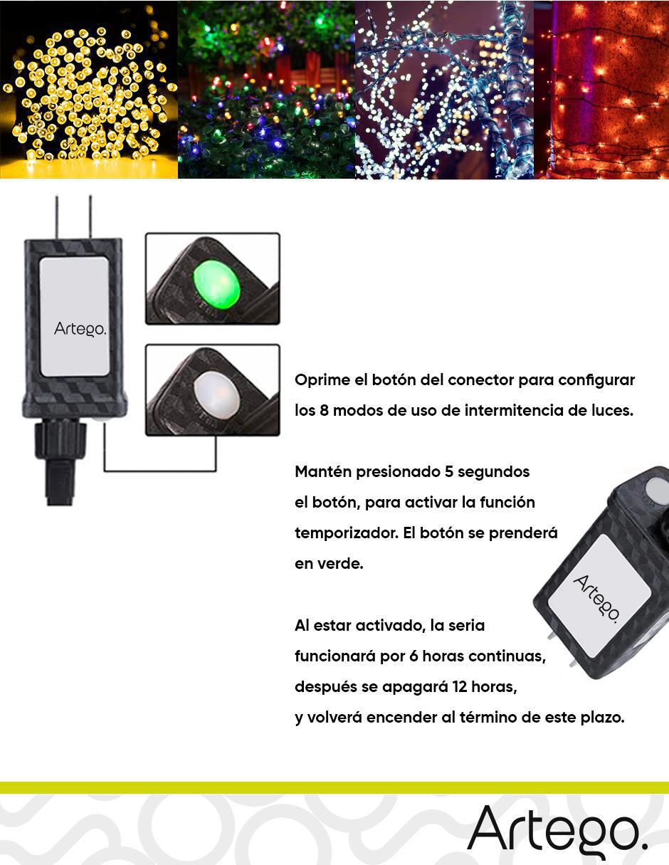 Serie LED con 200 focos 8
