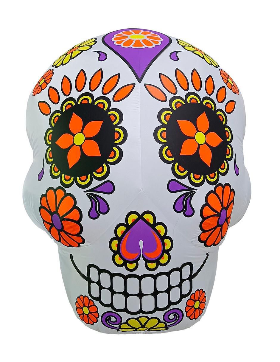 Inflable decorativo forma de calavera