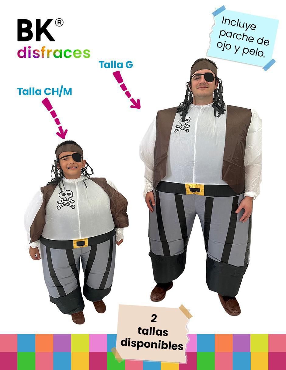 Disfraz Beckon de pirata para infantil unisex