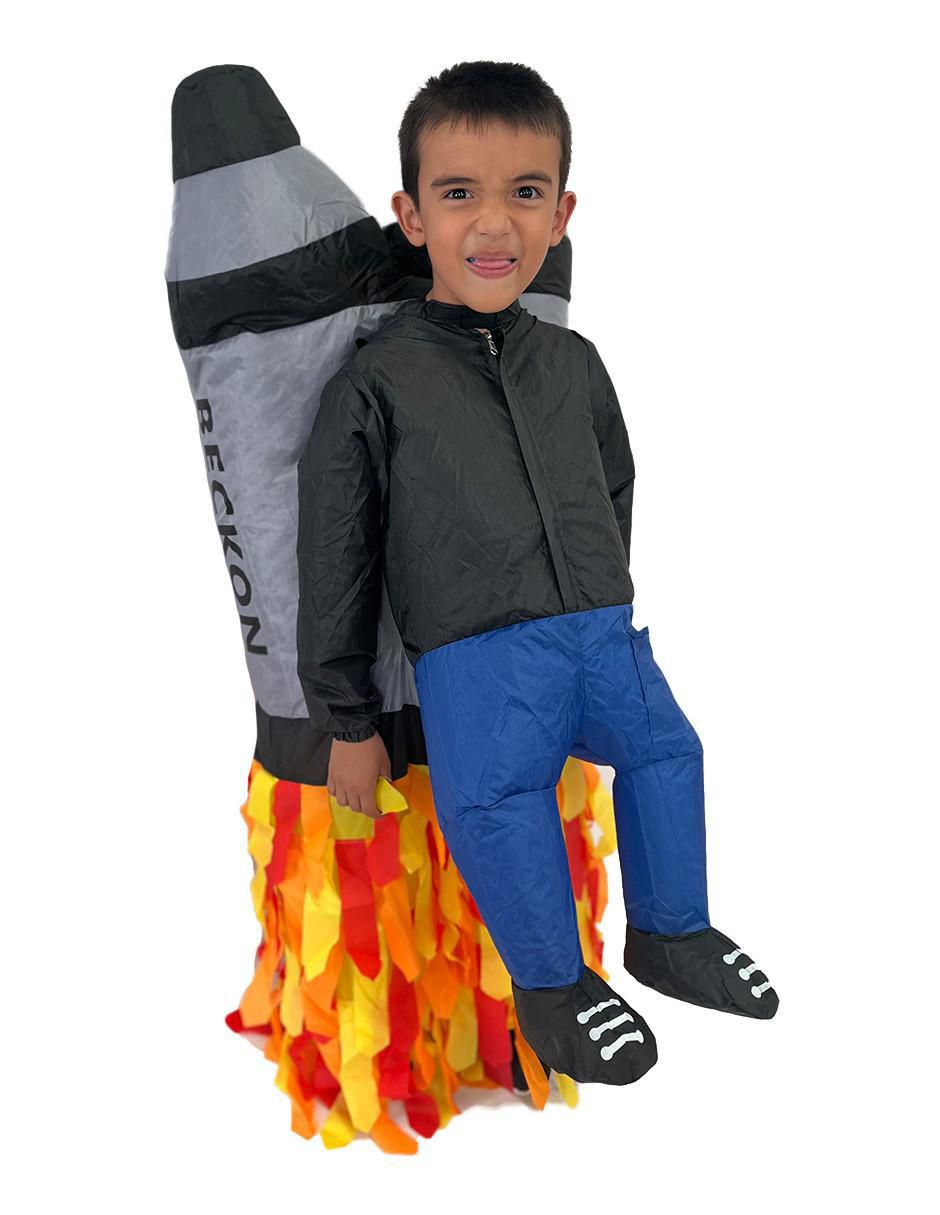 Disfraz Beckon Cohete Rocket de piloto para infantil unisex