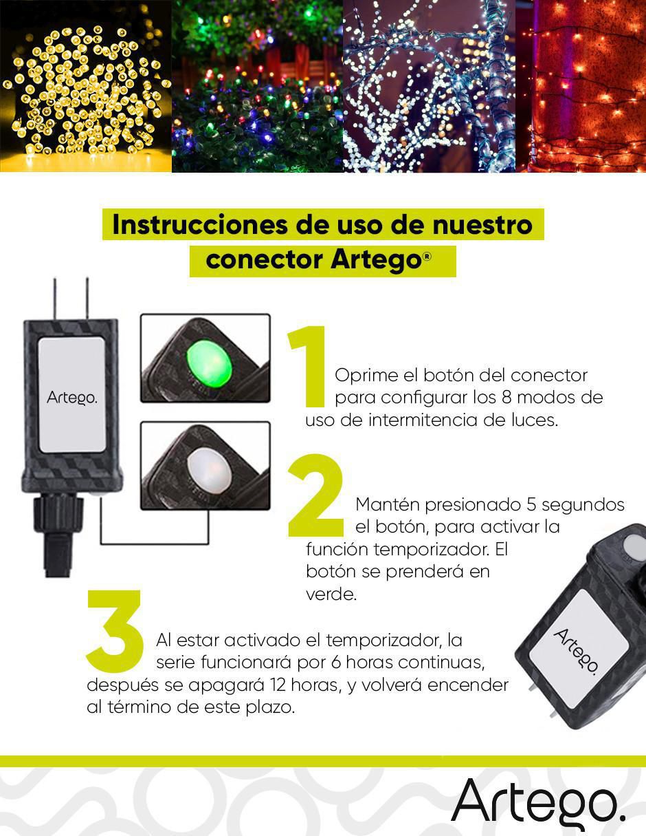 Serie LED Artego con 100 focos
