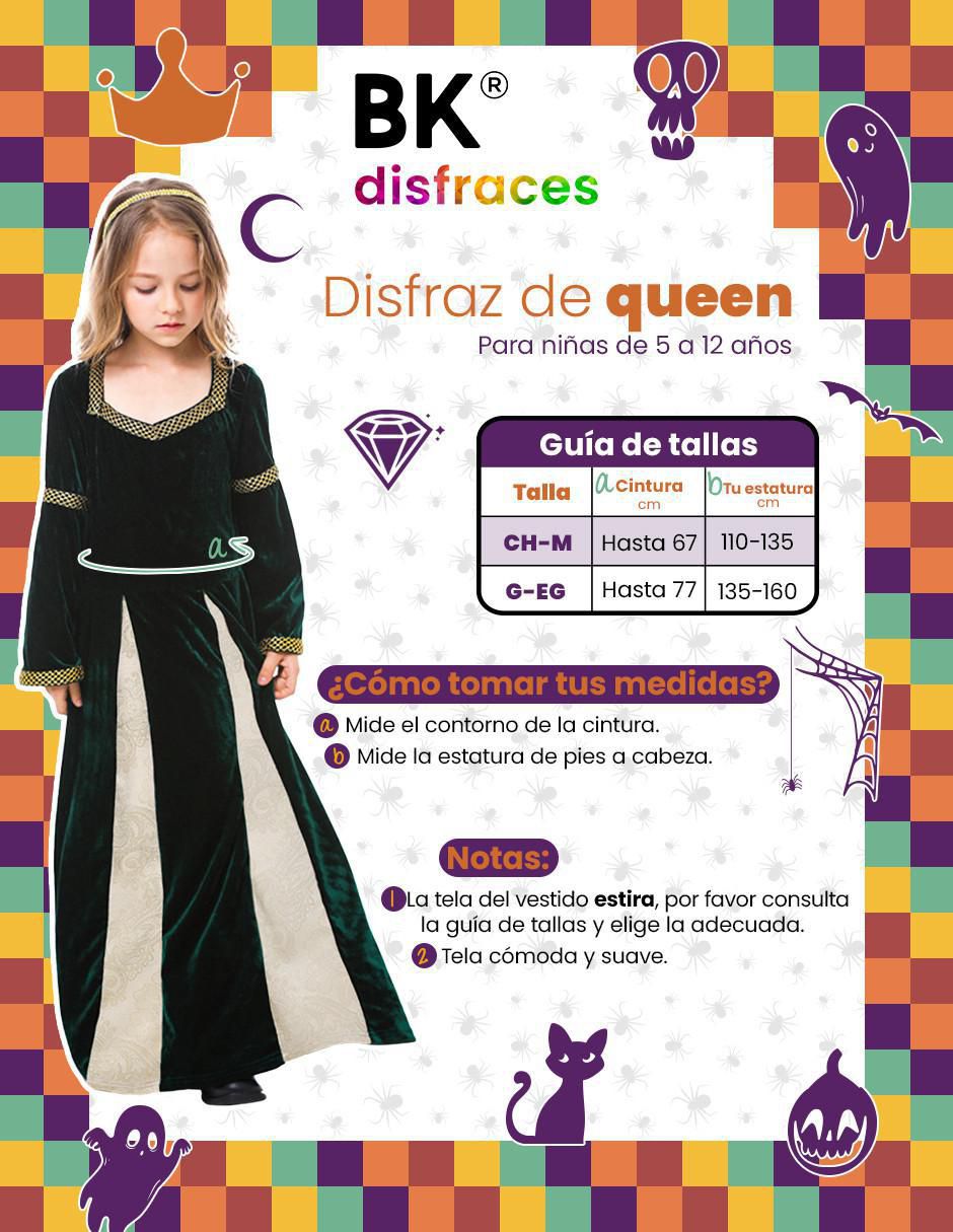 Disfraz Queen de Princesa unisex 9