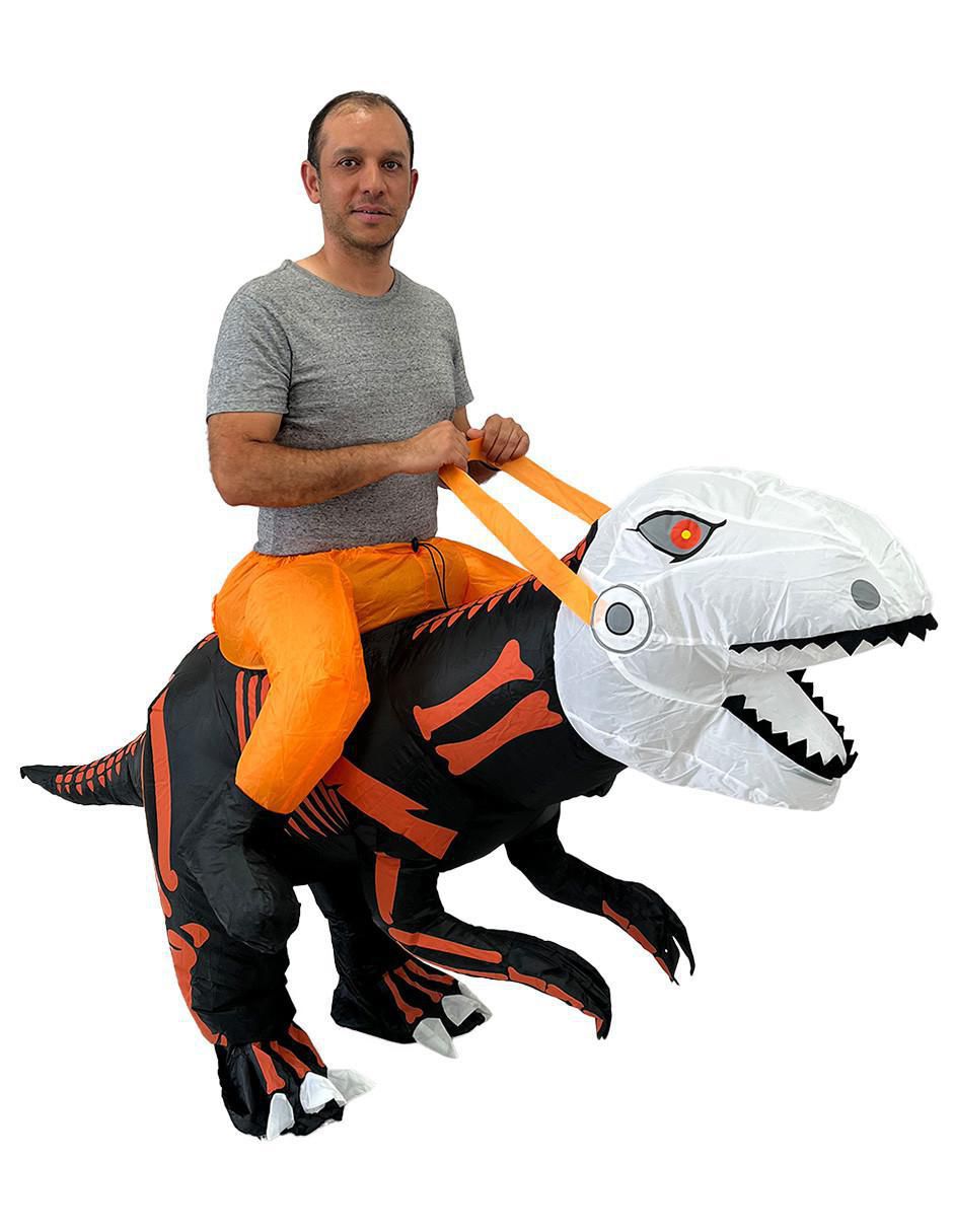 Disfraz Beckon Velociraptor de dinosaurio unisex