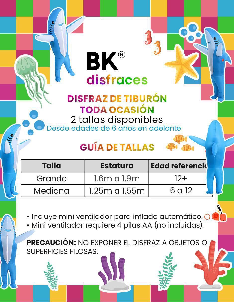 Disfraz de Tiburón unisex 6