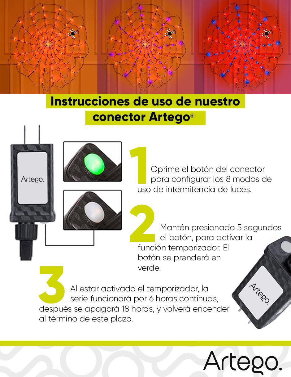 Serie red LED Artego con 96 focos