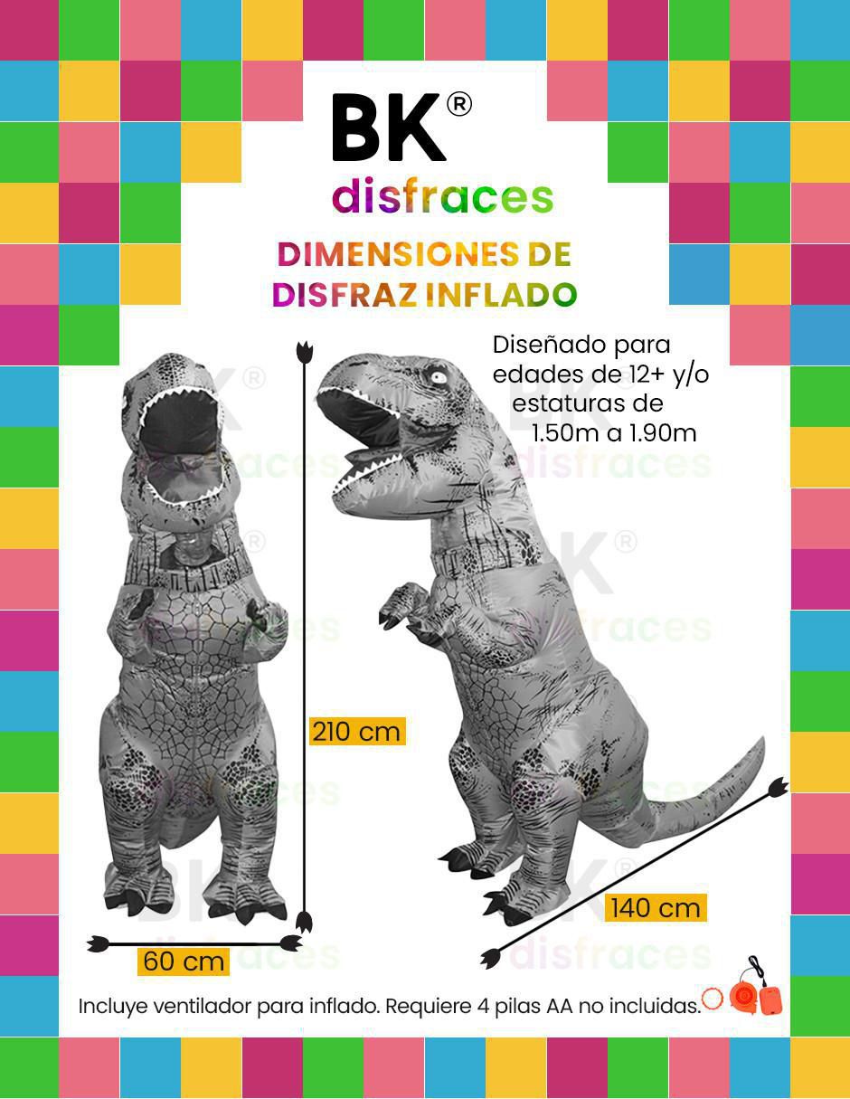 Disfraz Beckon de dinosaurio unisex