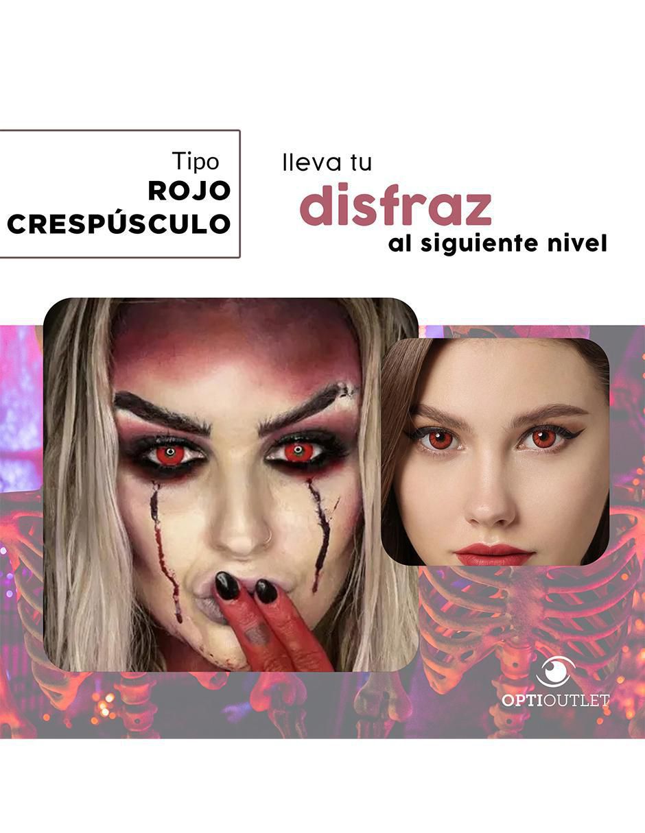 Lentes de contacto para disfraz de Halloween Optioutlet