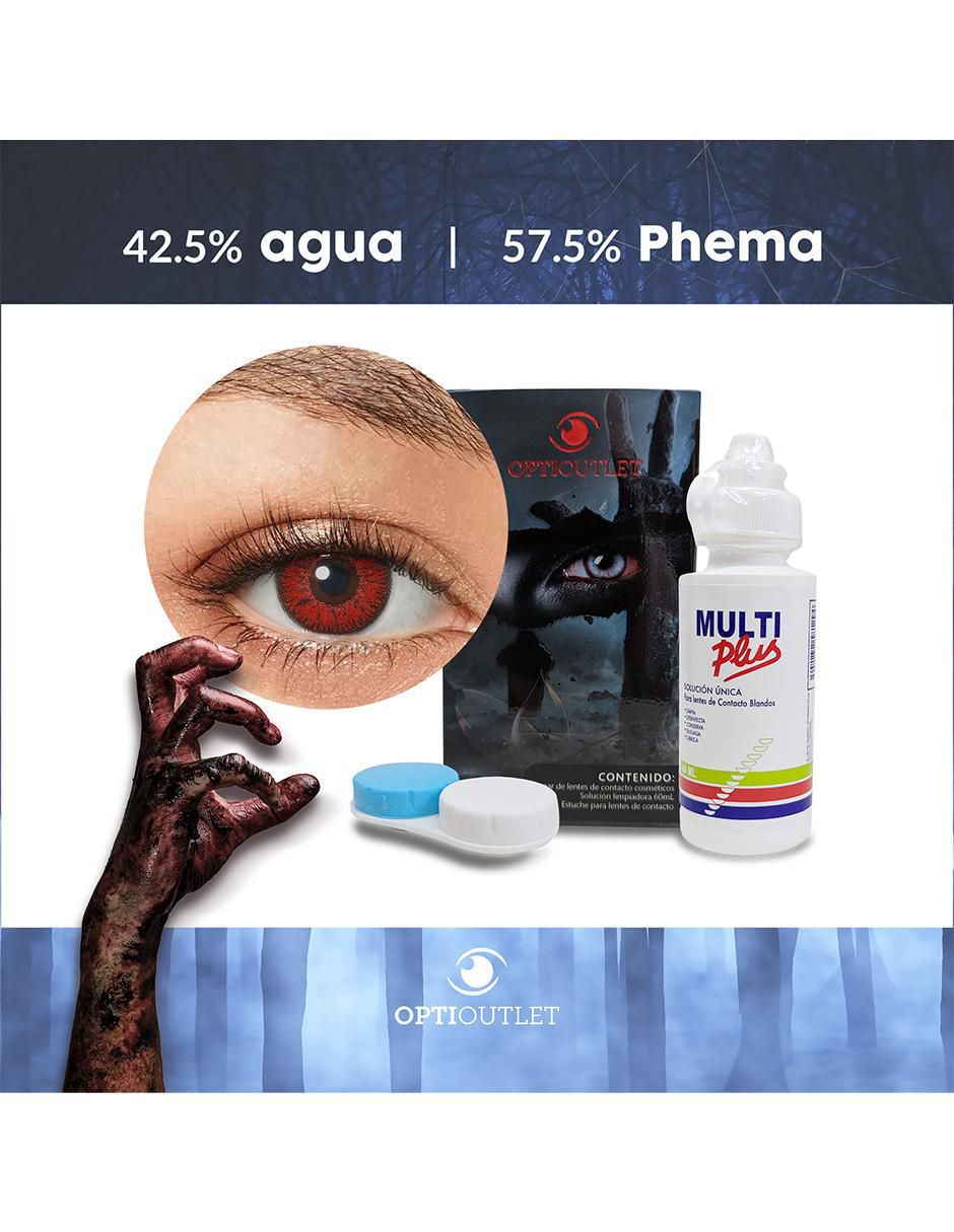 Lentes de contacto para disfraz de Halloween Optioutlet