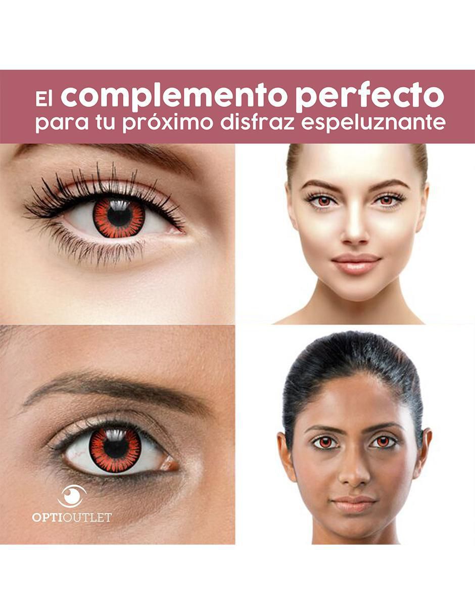 Lentes de contacto para disfraz de Halloween Optioutlet