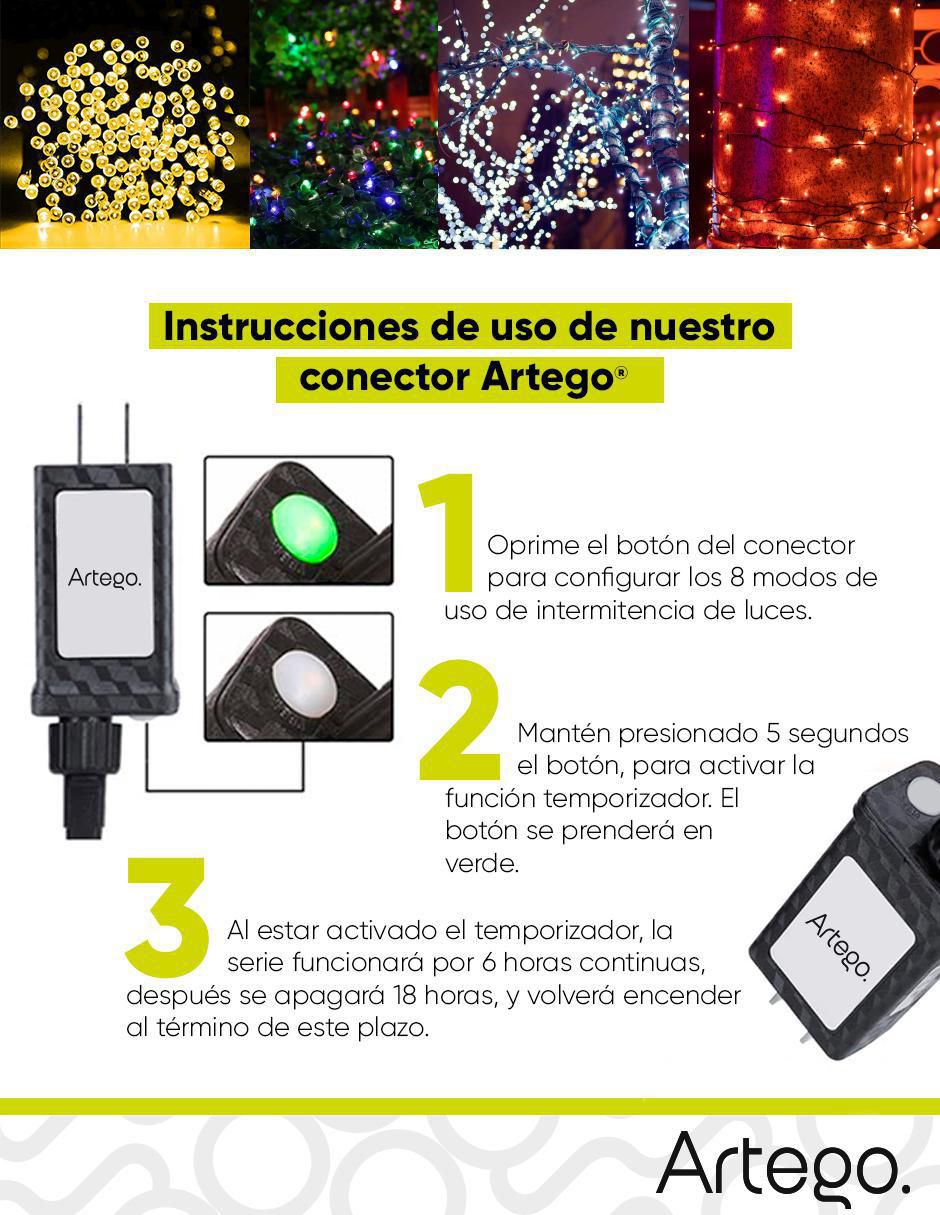 Serie LED Artego con 200 focos