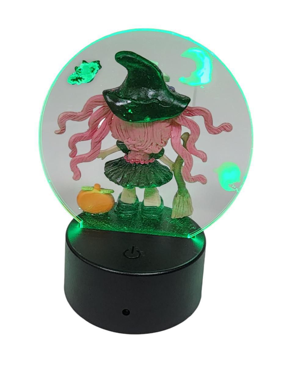 Figura decorativa de redondo Bruja 5
