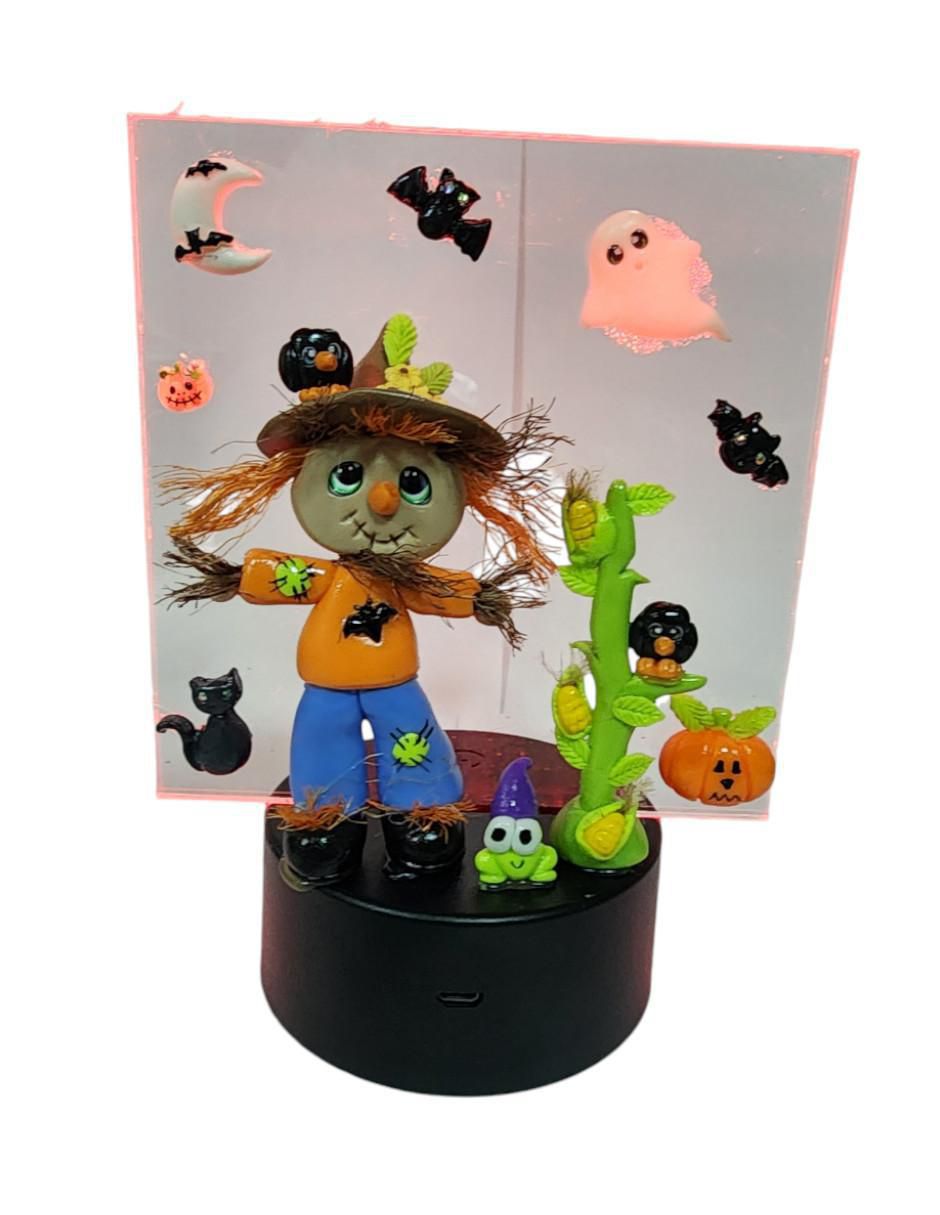 Figura decorativa de muñeco Halloween Limerence By Claudia Herrera Espantapájaros