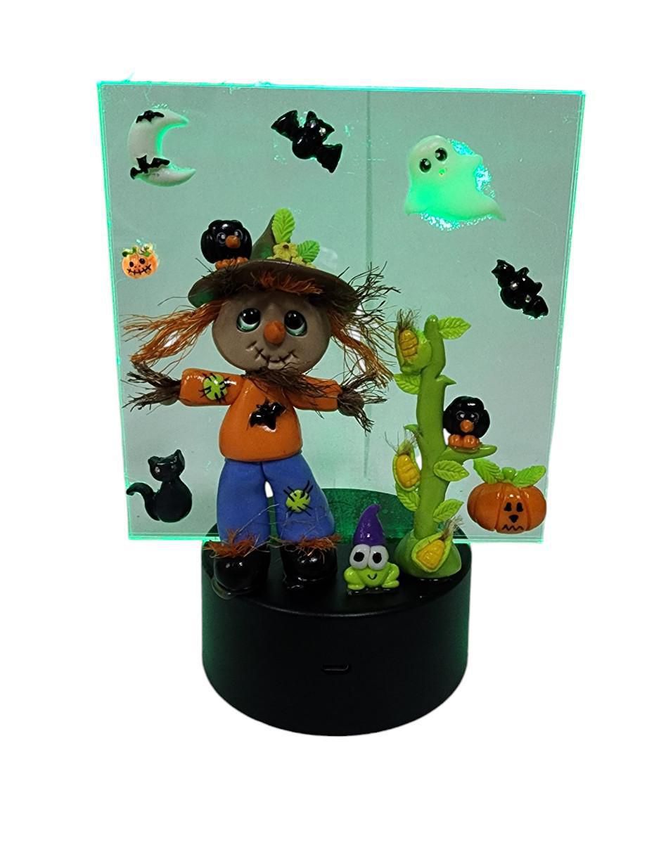 Figura decorativa de muñeco Halloween Limerence By Claudia Herrera Espantapájaros