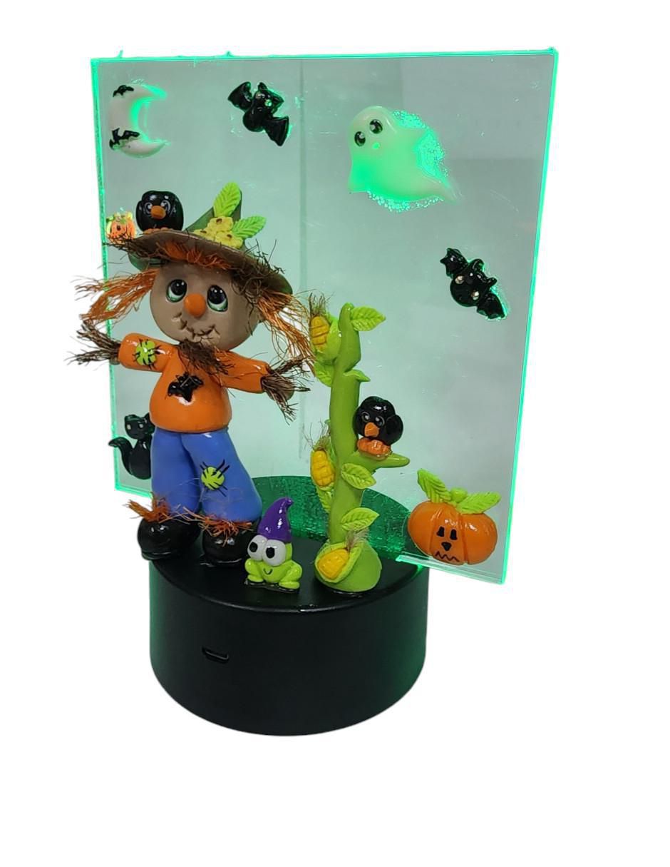 Figura decorativa de muñeco Halloween Limerence By Claudia Herrera Espantapájaros