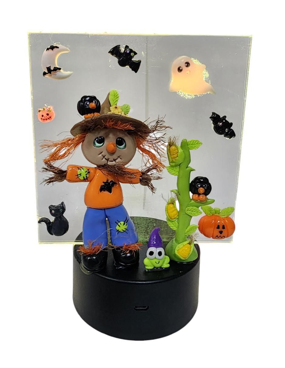 Figura decorativa de muñeco Halloween Limerence By Claudia Herrera Espantapájaros