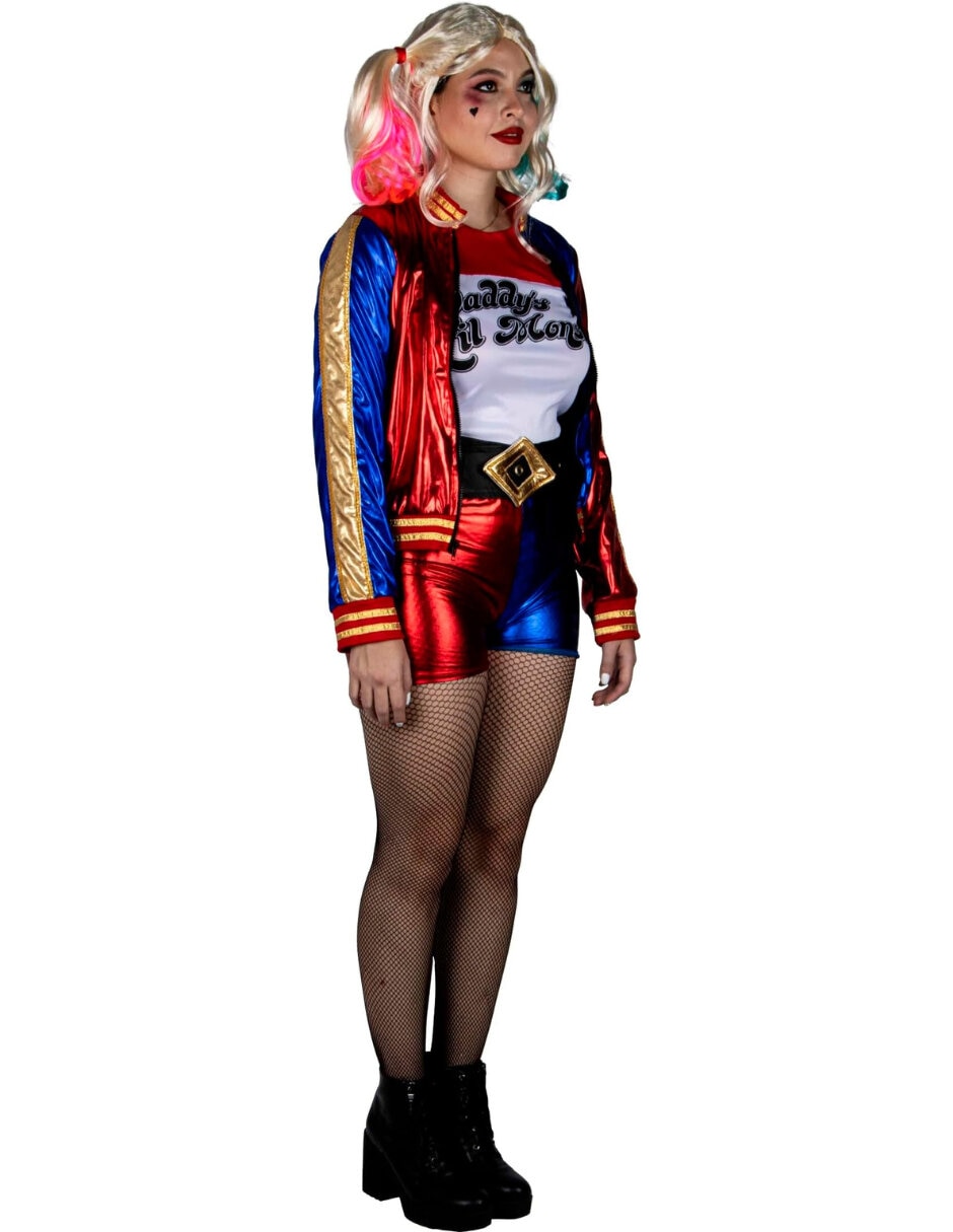 Disfraz Ghoulish Productions DC de Harley Quinn para mujer