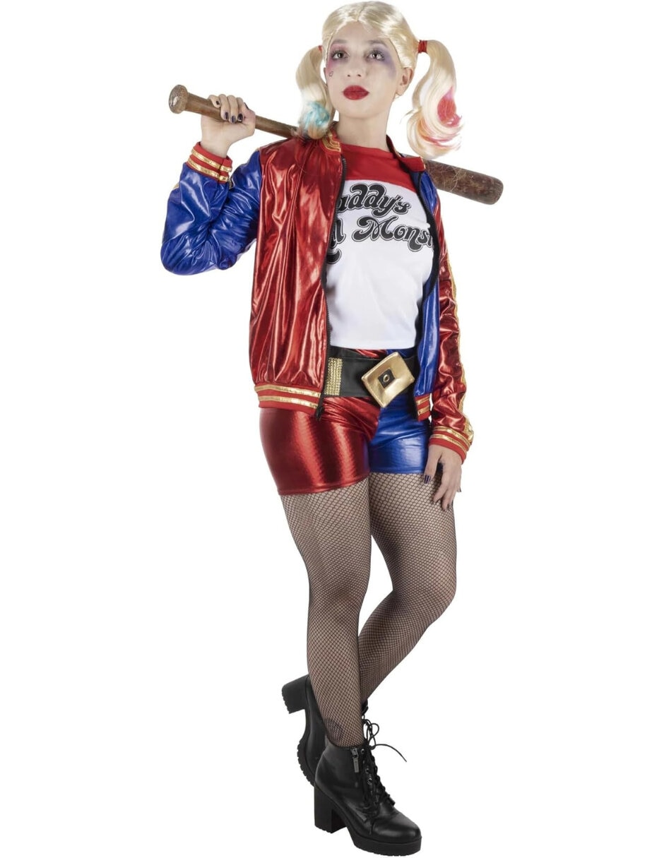 Disfraz Ghoulish Productions DC de Harley Quinn para mujer