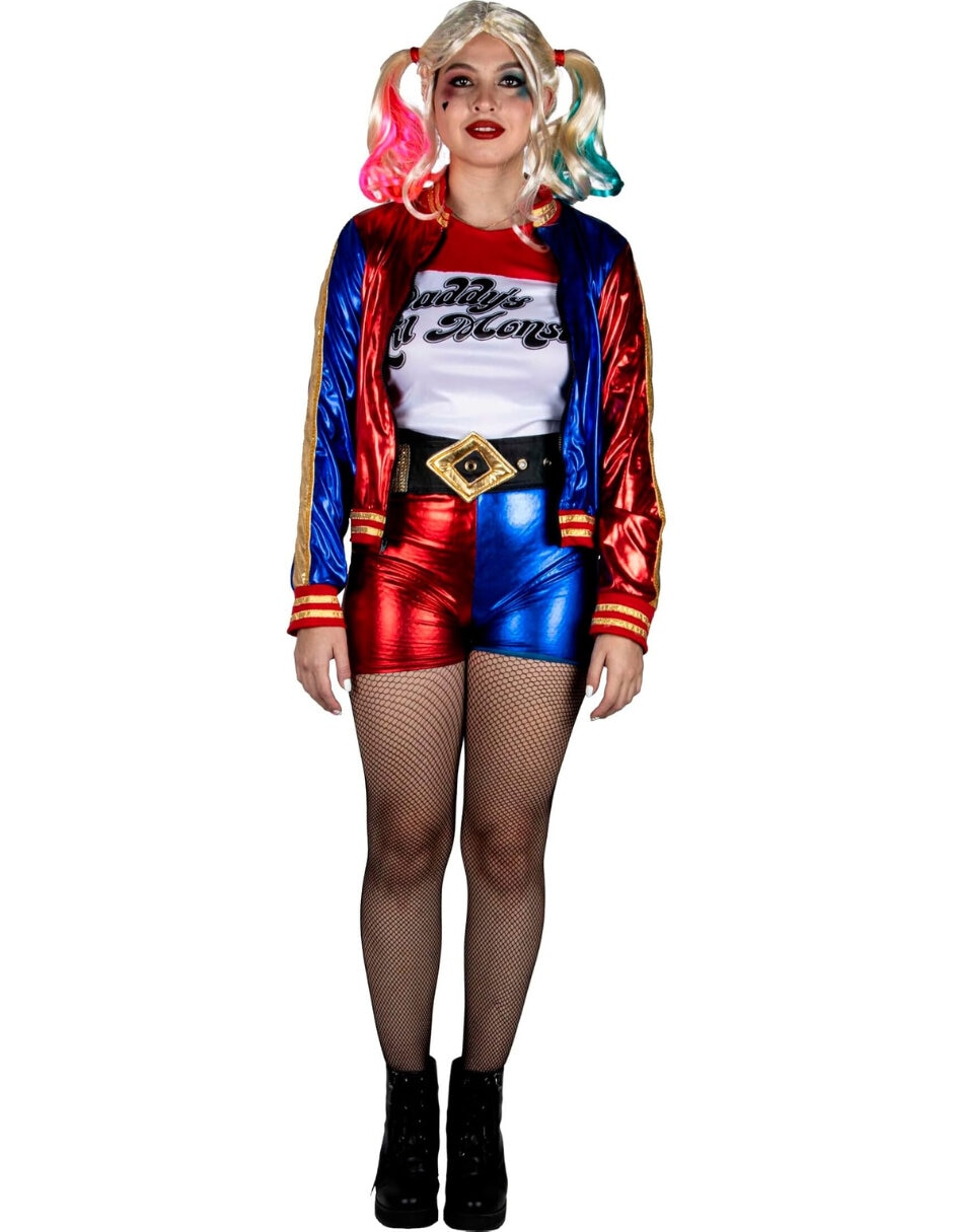 Disfraz Ghoulish Productions DC de Harley Quinn para mujer