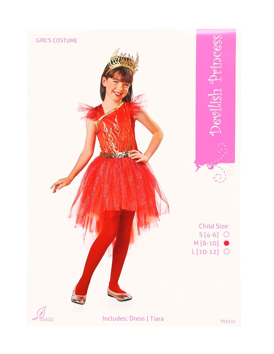 Disfraz Halloween de Diablo para niña 2