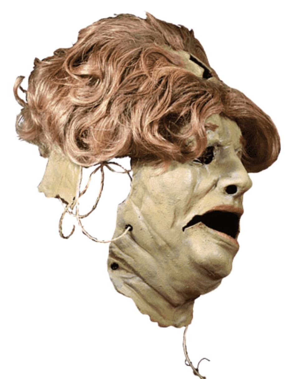 Máscara para disfraz de Grandma 1974 Leatherface 2