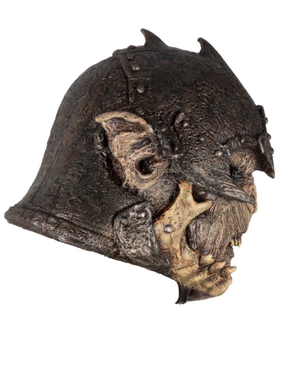 Máscara para disfraz de Warrior Orc Nightmare Makers 2
