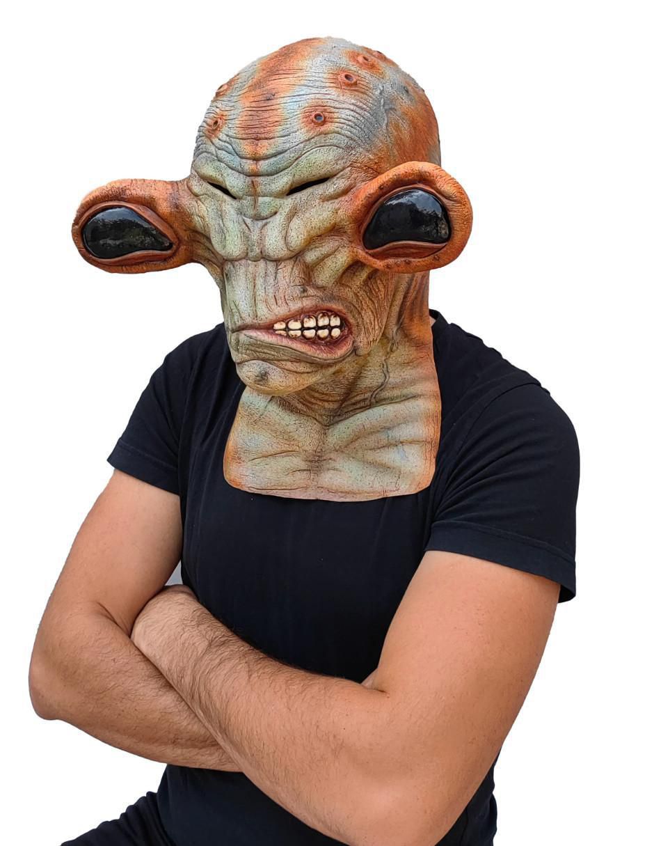 Máscara para disfraz de Alien Richer Nightmare Makers 4