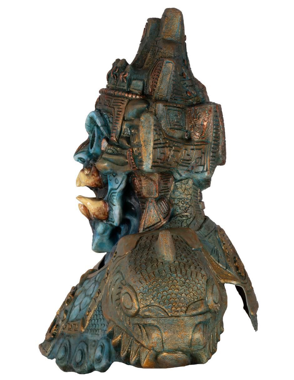 Máscara para disfraz de Tláloc Costume Nightmare Makers 4