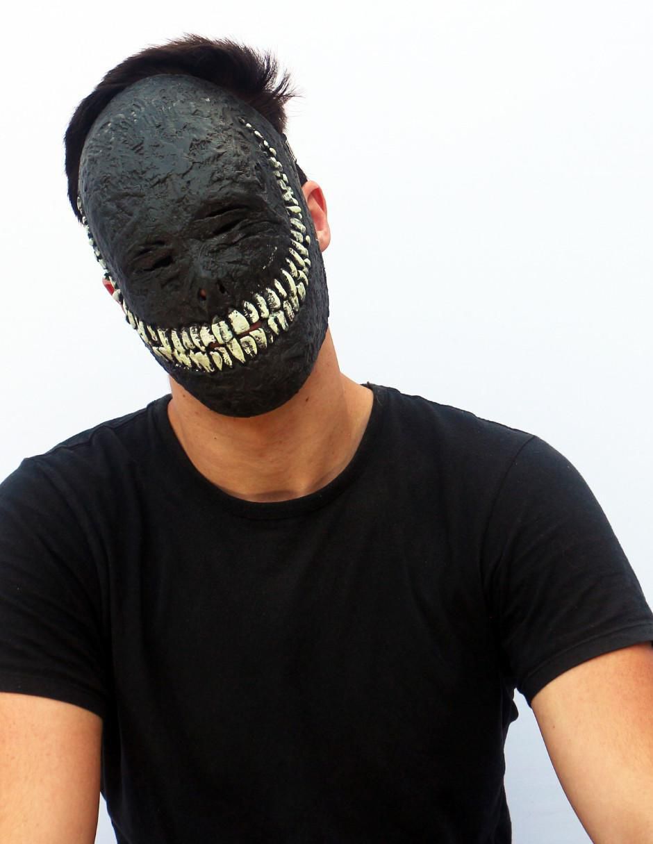 Máscara para disfraz de Creepy Grinning efecto neon dien Urban Maskes Máscara para disfraz de Creepy Grinning efecto neon dien Urban Maskes