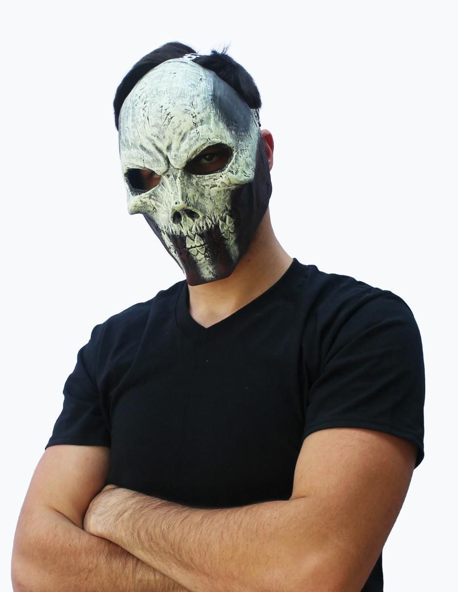 Máscara para disfraz assault glowing skul urban maskers Máscara para disfraz assault glowing skul urban maskers