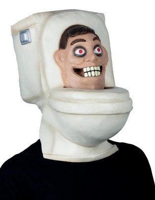 Máscara para disfraz de skibidi toilet