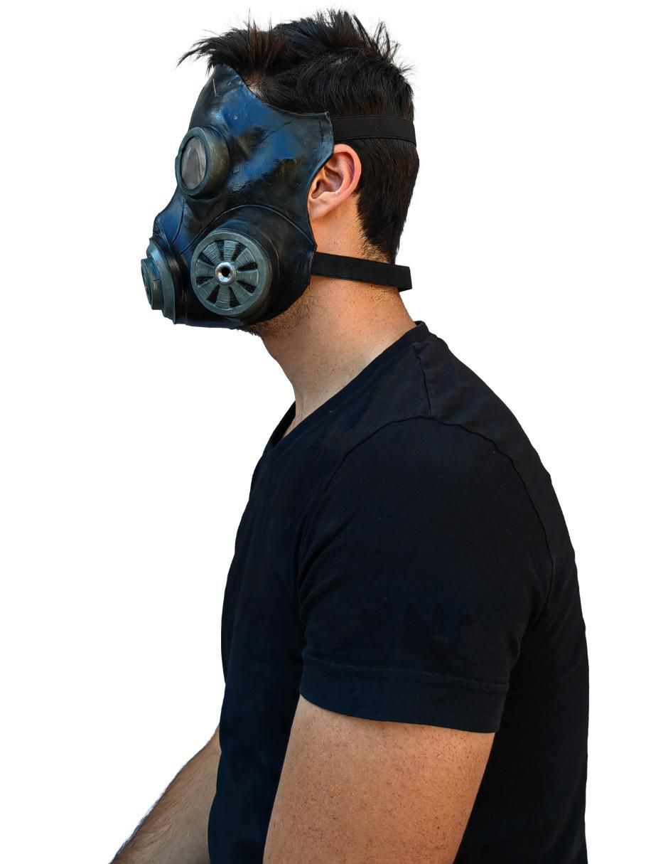 Máscara para disfraz de gas mask Ghoulish Productions 3