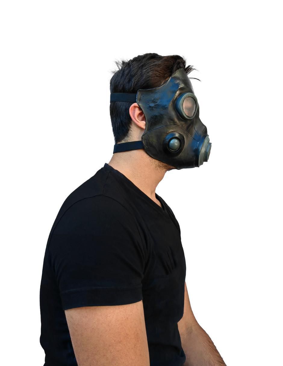 Máscara para disfraz de gas mask Ghoulish Productions 4