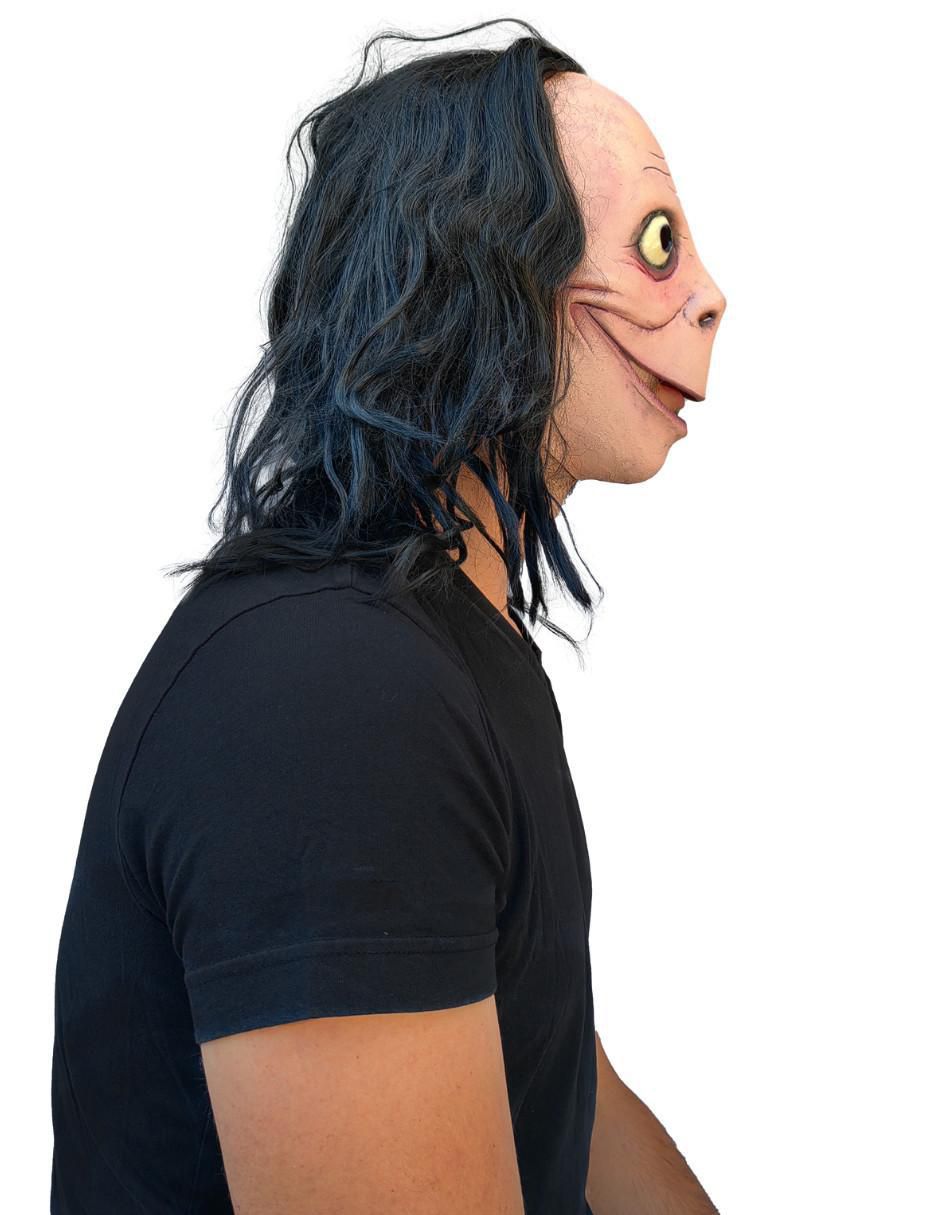 Máscara para disfraz de momo creepypasta