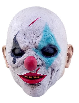 Máscara para disfraz de payaso