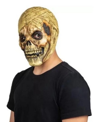Máscara para disfraz de momia