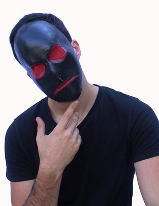 Máscara para disfraz de Hoodie Creepypasta