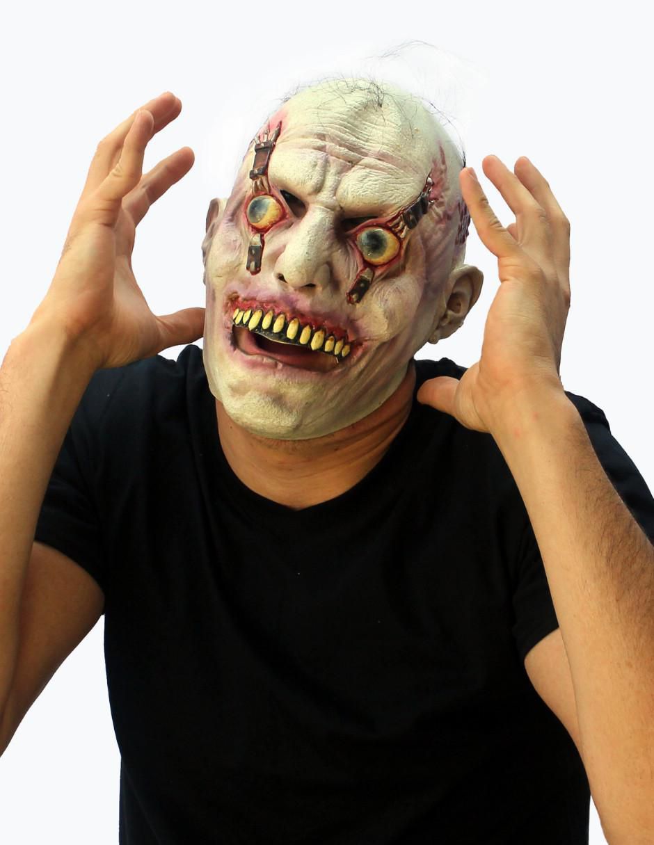 Máscara para disfraz de experimento terrorífico creepypasta Máscara para disfraz de experimento terrorífico creepypasta