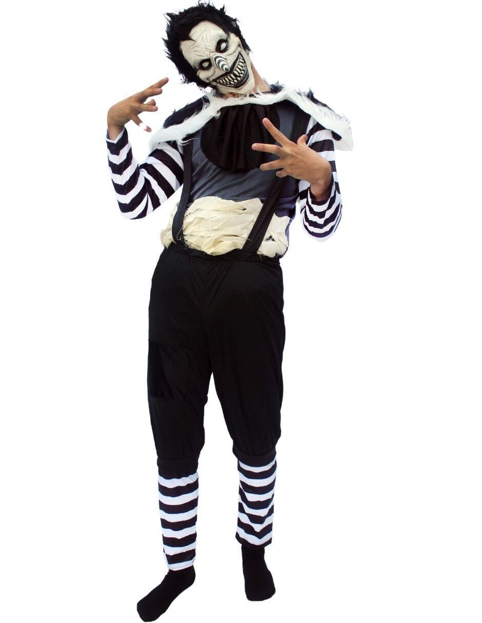 Disfraz Creepypastas de Laughing Jack para hombre Disfraz Creepypastas de Laughing Jack para hombre