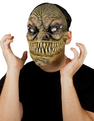 Máscara para disfraz de bruja rabiosa Hard Látex