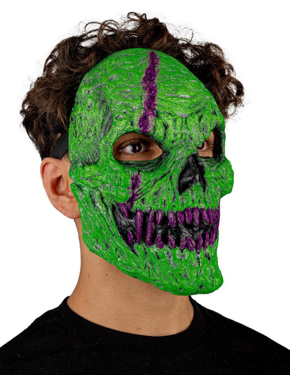 Máscara para disfraz de calavera efecto neón Urban Mask 5