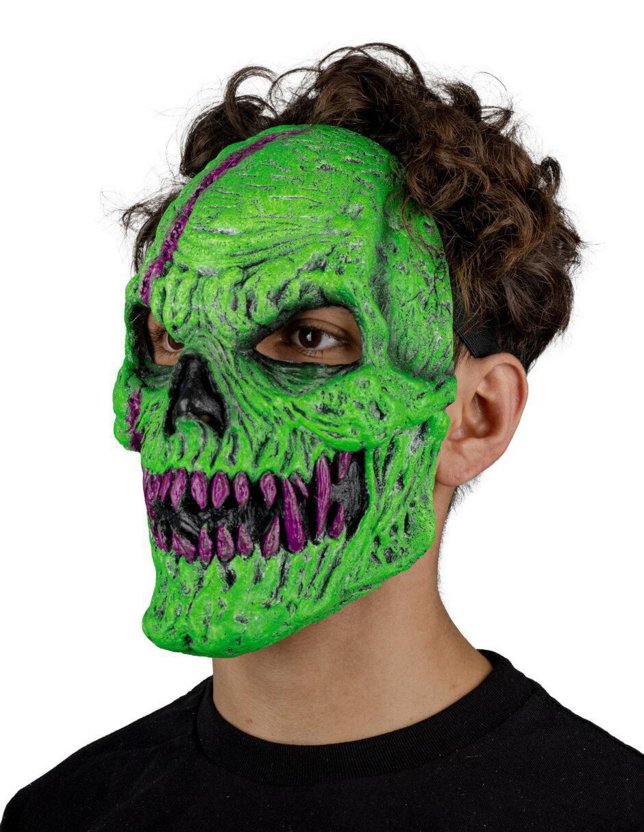Máscara para disfraz de calavera efecto neón Urban Mask