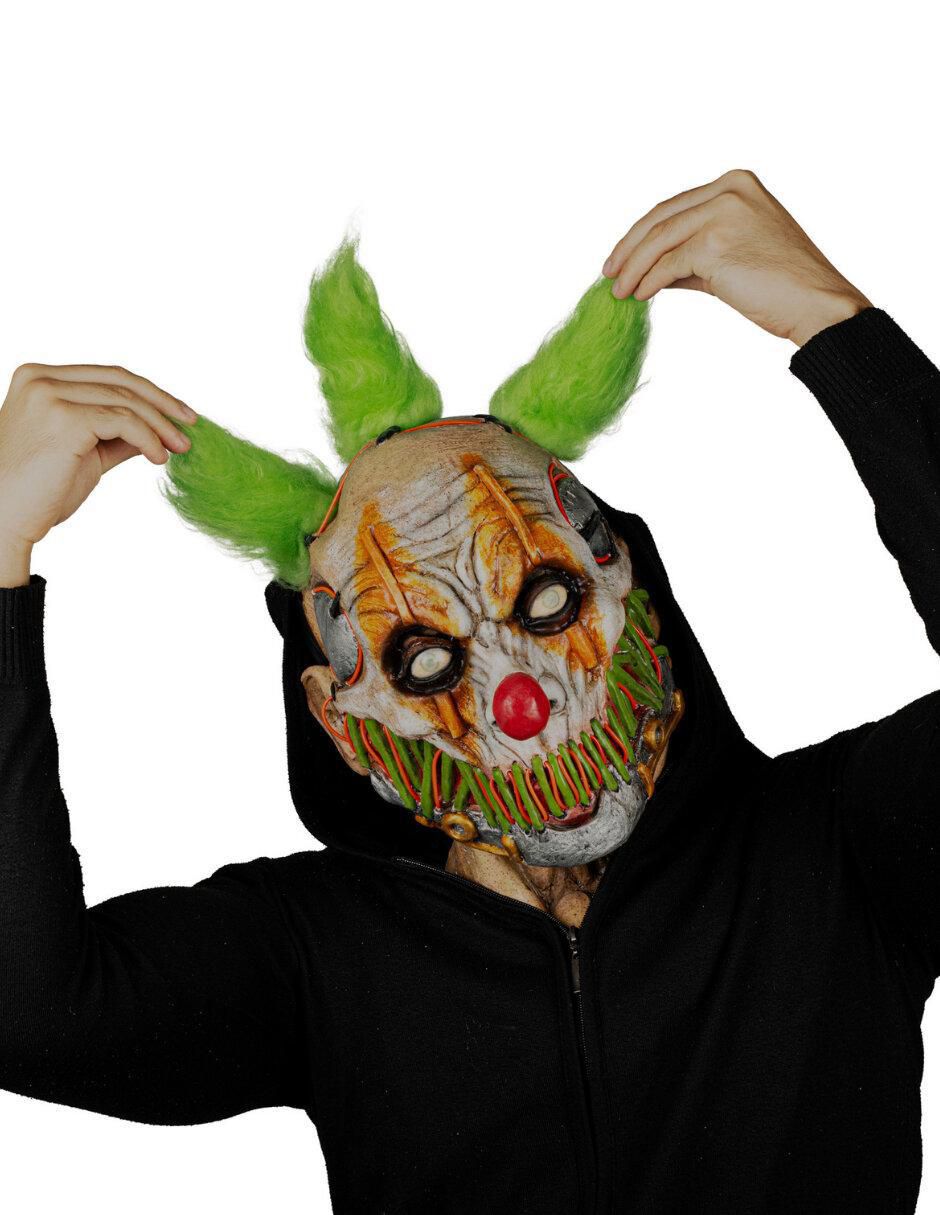 Máscara para disfraz de stitched smile clown clowns led Máscara para disfraz de stitched smile clown clowns led