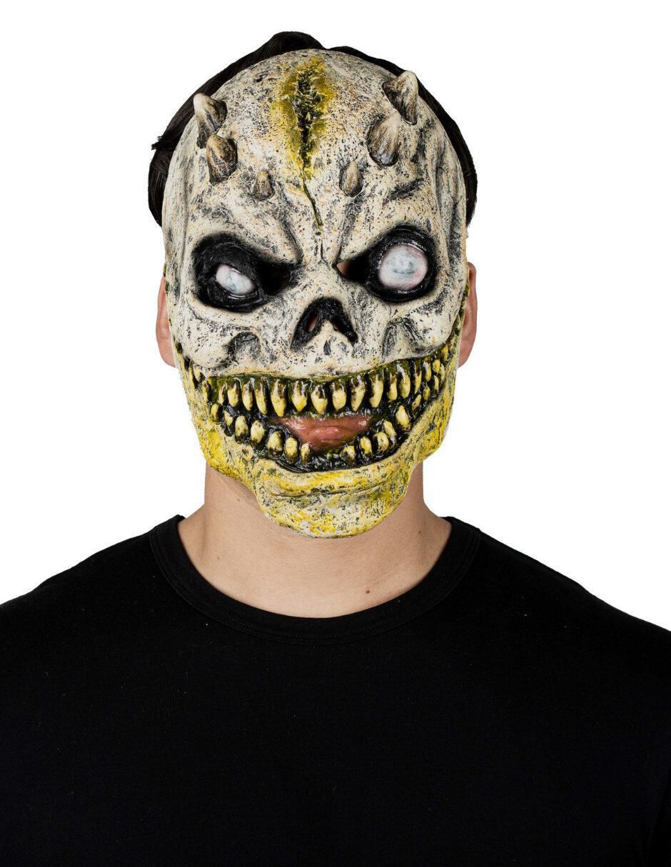 Máscara para disfraz de loca calavera hard látex Máscara para disfraz de loca calavera hard látex