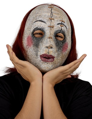 Máscara para disfraz de muñeca poseída Urban Mask