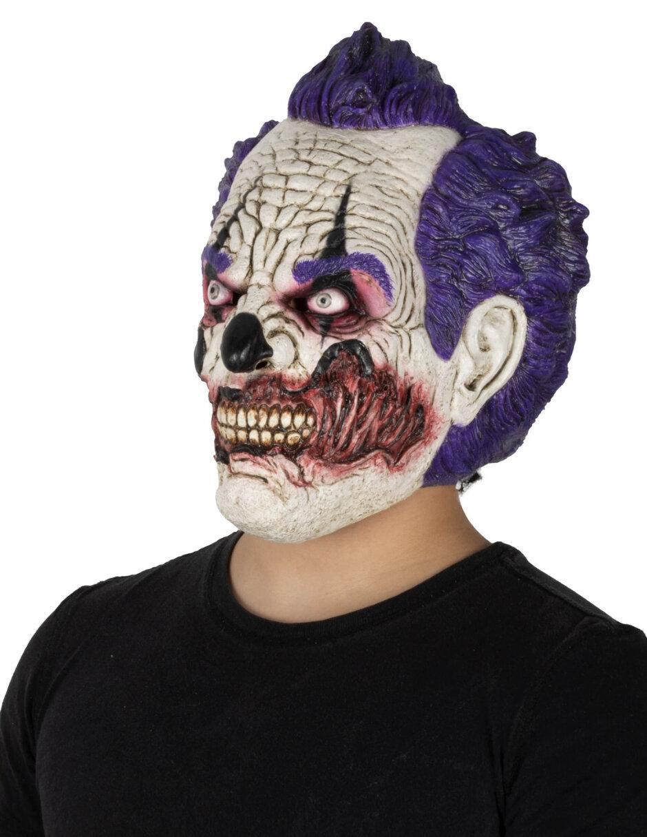 Máscara para disfraz de payaso hambriento 3