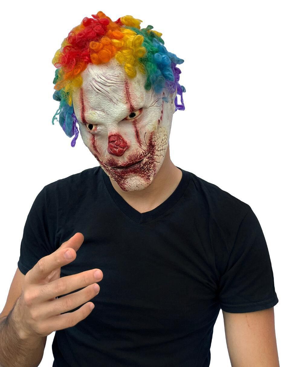 Máscara para disfraz de payaso diabólico Máscara para disfraz de payaso diabólico