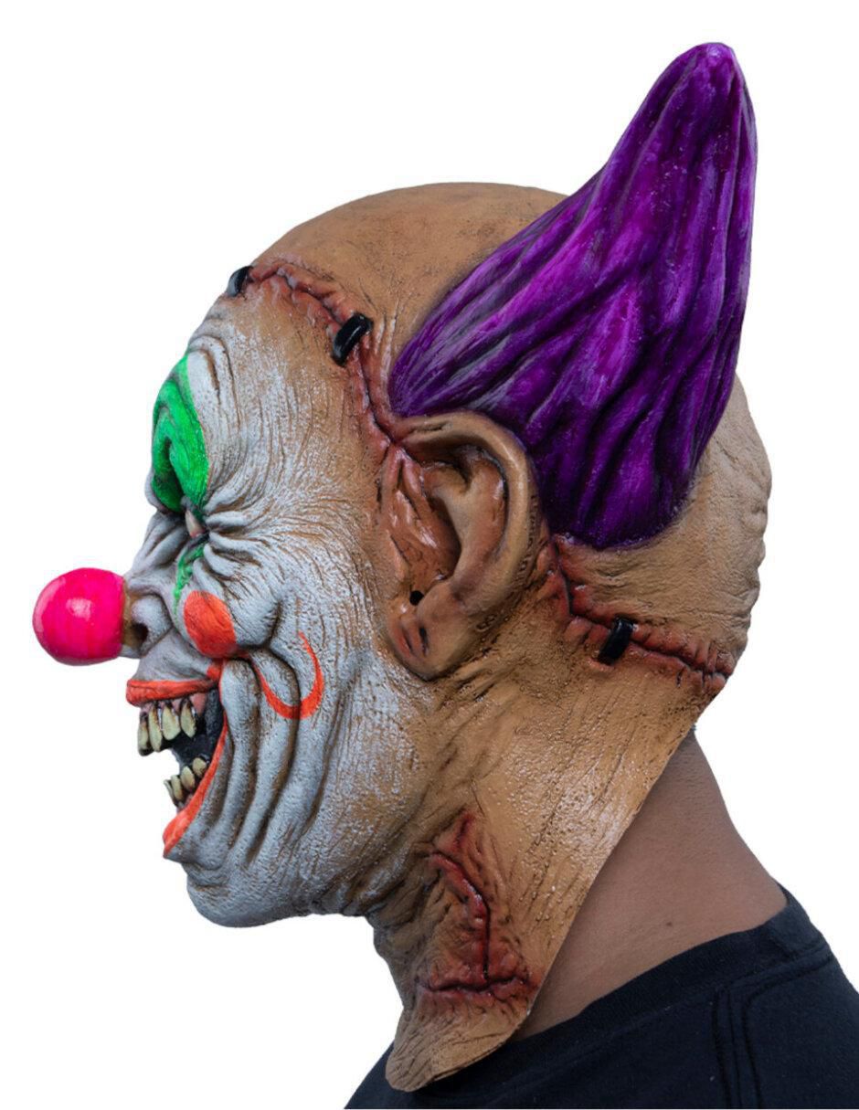 Máscara para disfraz de psycho neón clown 3