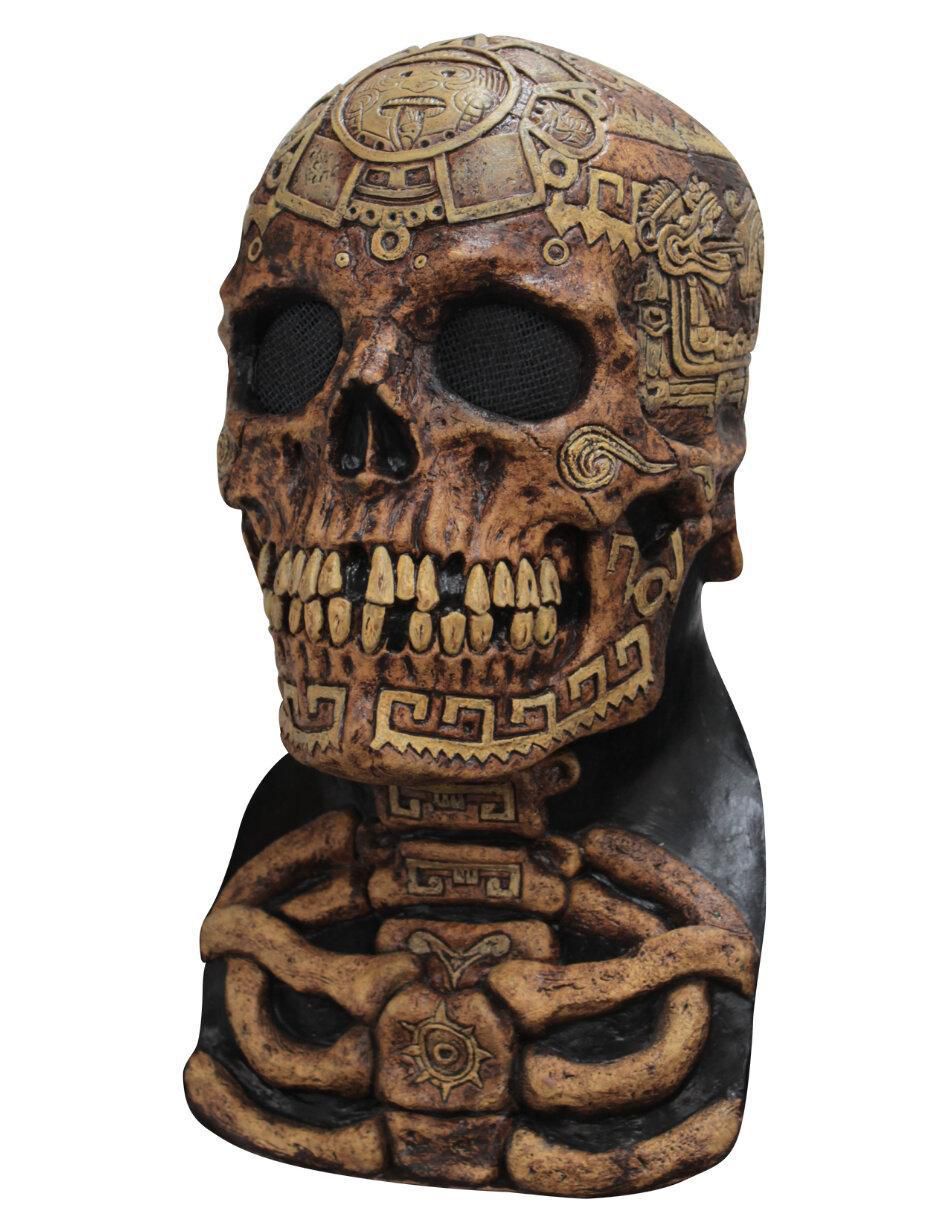 Máscara para disfraz de Calavera Azteca Skull