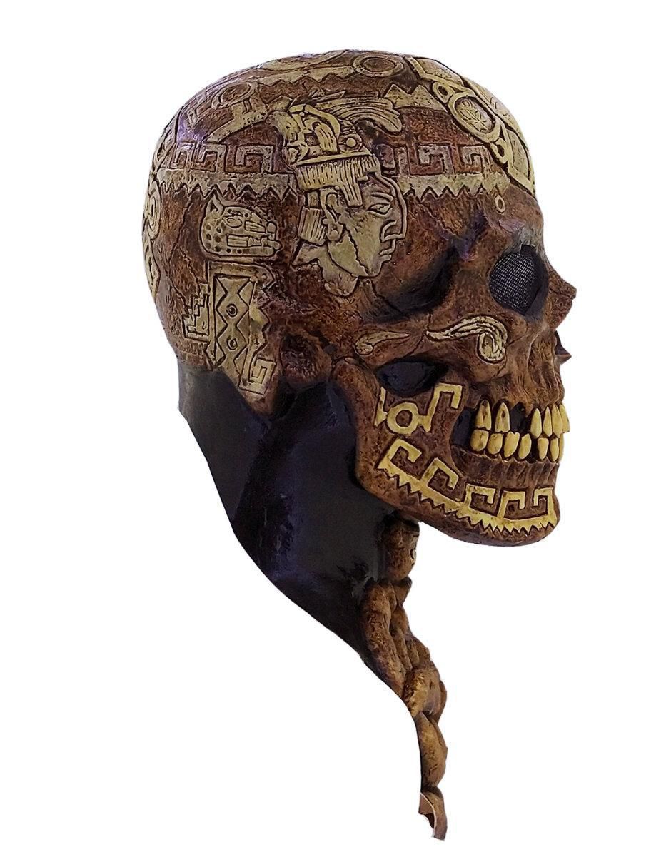 Máscara para disfraz de Calavera Azteca Skull